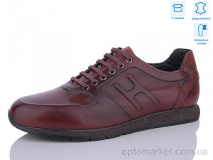 Туфлі чоловічі Z457 Boss Victor бордовий  оптом от Optomarket