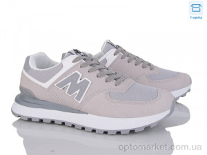 Кросівки чоловічі Z6305-7 Башили сірий оптом от Optomarket