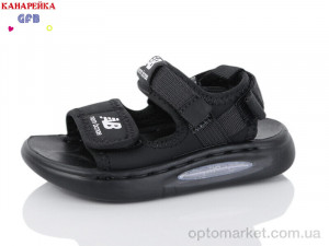 Сандалі дитячі Z6503-1 GFB-Канарейка чорний  оптом от Optomarket