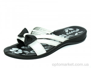 Шльопанці жіночі Ж066-2 белый Waldem білий  оптом от Optomarket