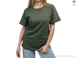 Футболка жіночі Ж08 хакі Sport style хакі  оптом от Optomarket