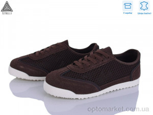 Кросівки жіночі ZH110-3 шкіра Stilli коричневий  оптом от Optomarket