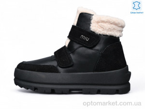 Черевики жіночі ZHF131-1 MD чорний  оптом от Optomarket