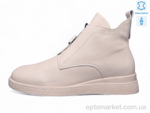 Черевики жіночі ZHF190-3 MD бежевий  оптом от Optomarket
