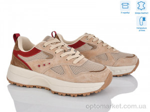 Кросівки жіночі ZJ2323-3 Jesira бежевий  оптом от Optomarket