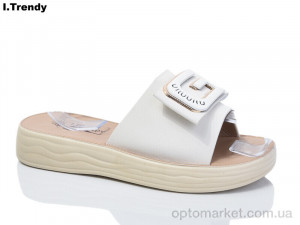 Шльопанці жіночі ZK701-21 Trendy бежевий оптом от Optomarket