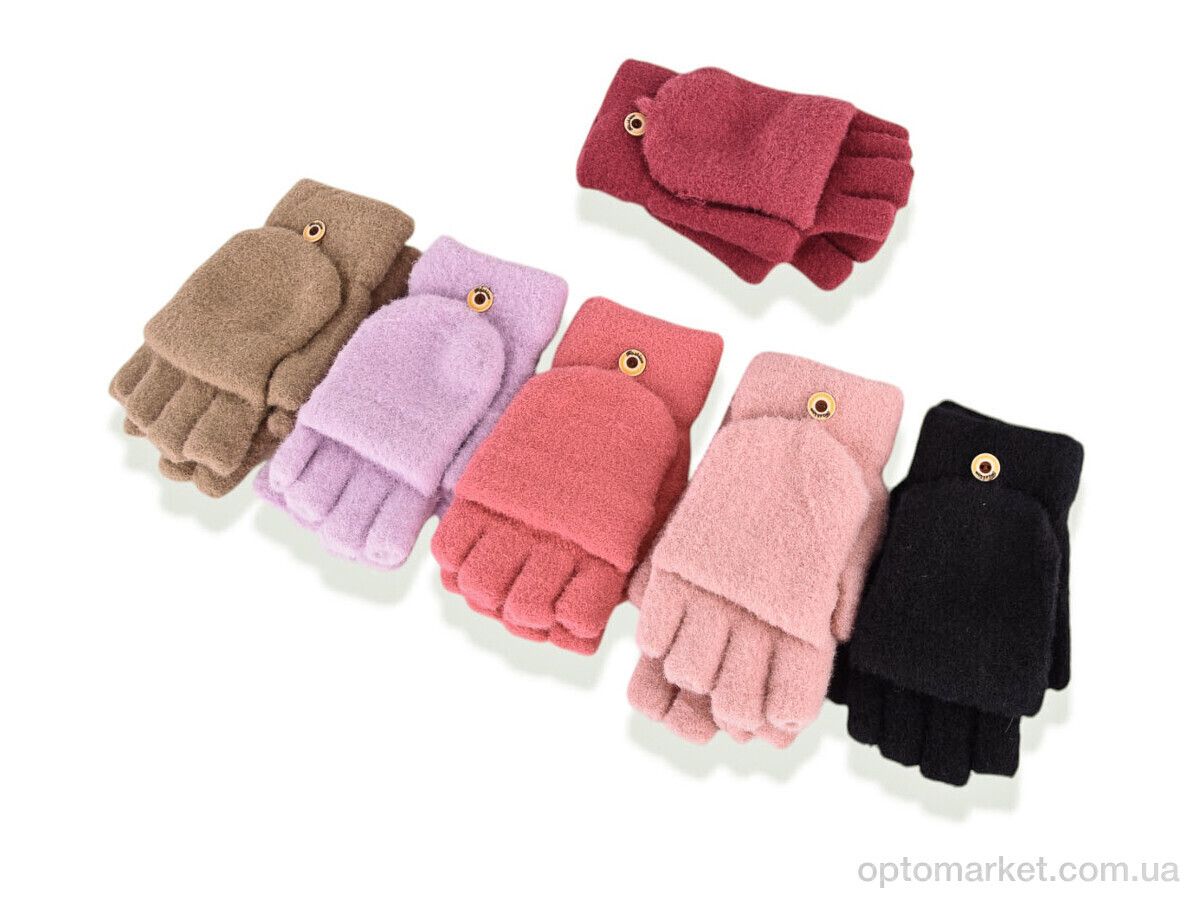 Купить Рукавиці жіночі D01 (акрил) mix Shuyan мікс, фото 1