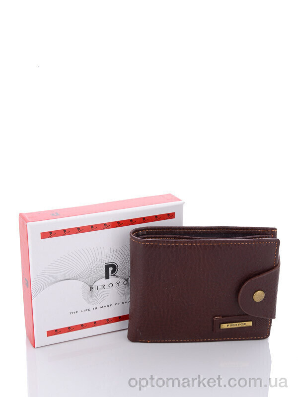 Купить Гаманець чоловічі D0208 brown Piroyce коричневий, фото 1
