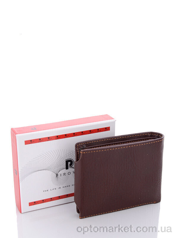 Купить Гаманець чоловічі D0209 brown Piroyce коричневий, фото 2