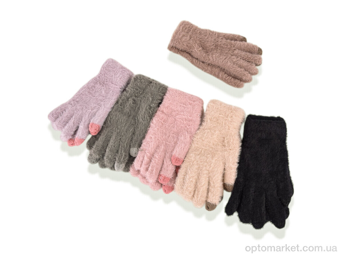 Купить Рукавички жіночі D03 (норка) mix Shuyan мікс, фото 1