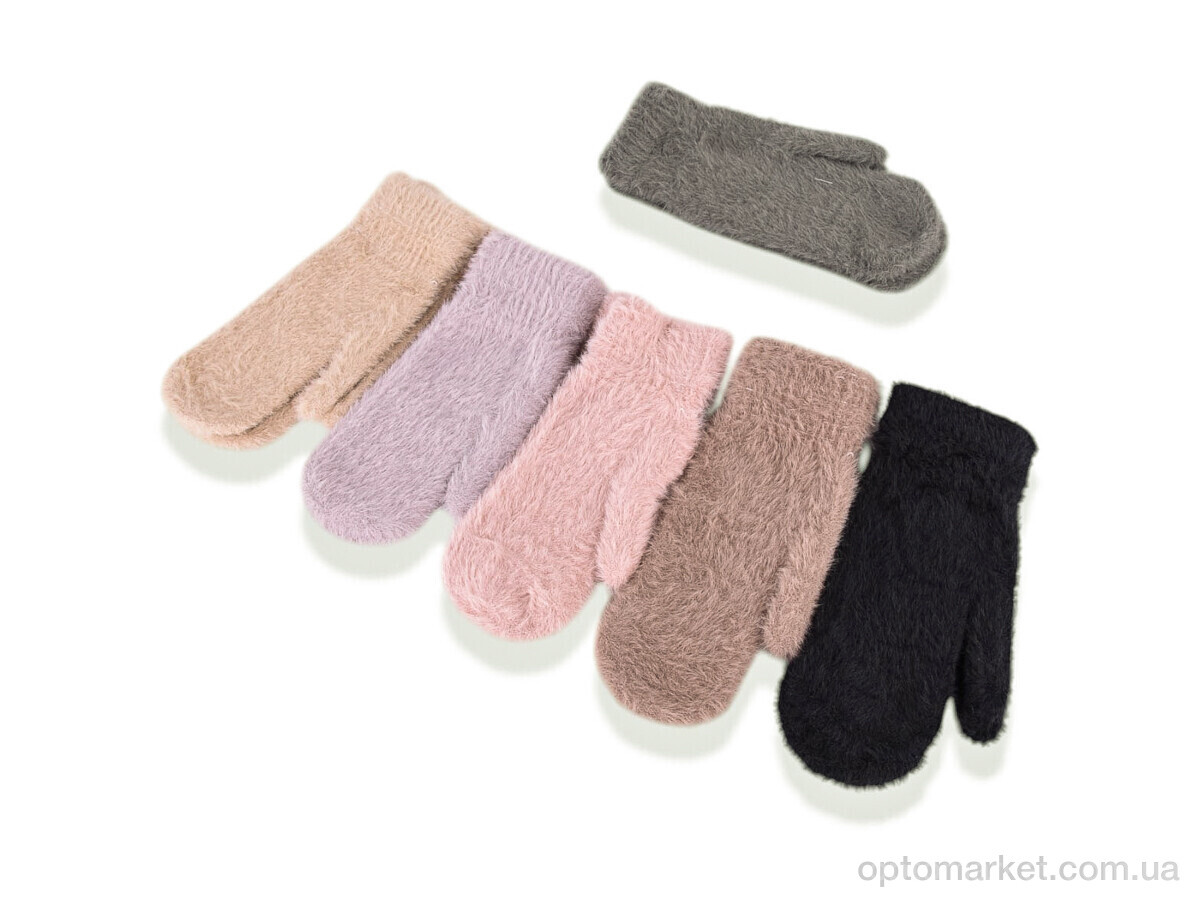 Купить Рукавиці жіночі D04 (норка) mix Shuyan мікс, фото 1