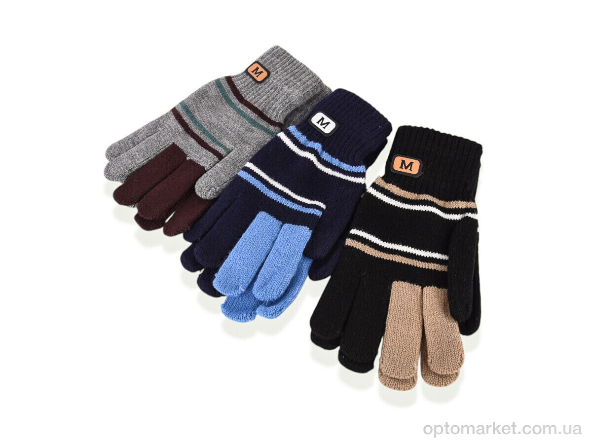Купить Рукавички чоловічі D05 (хутро) mix Shuyan мікс, фото 1