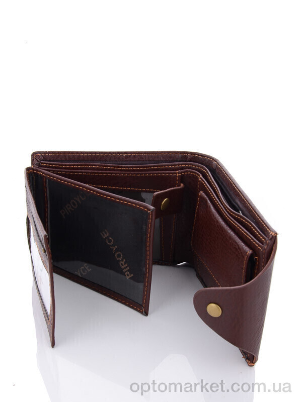Купить Гаманець чоловічі D0538 brown Piroyce коричневий, фото 3