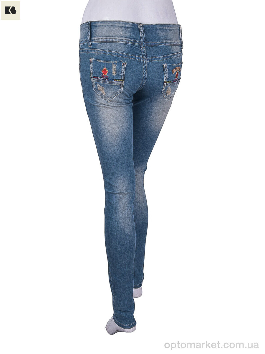 Купить Джинси жіночі D0753 blue BIG синій, фото 2