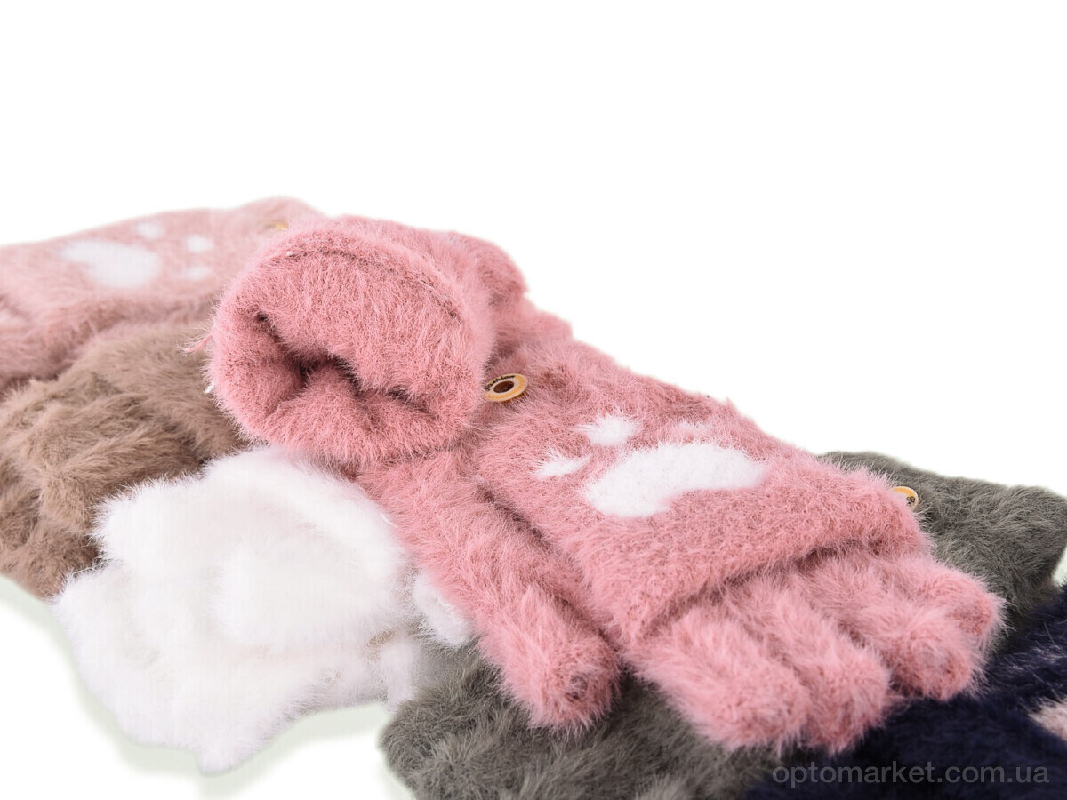 Купить Рукавиці жіночі D09 (норка) mix Shuyan мікс, фото 2