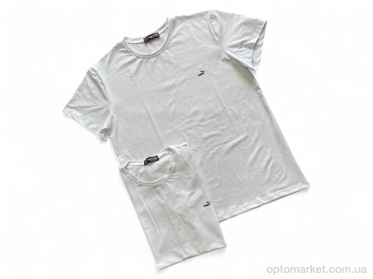 Купить Футболка чоловічі D1-3 white Verton білий, фото 2