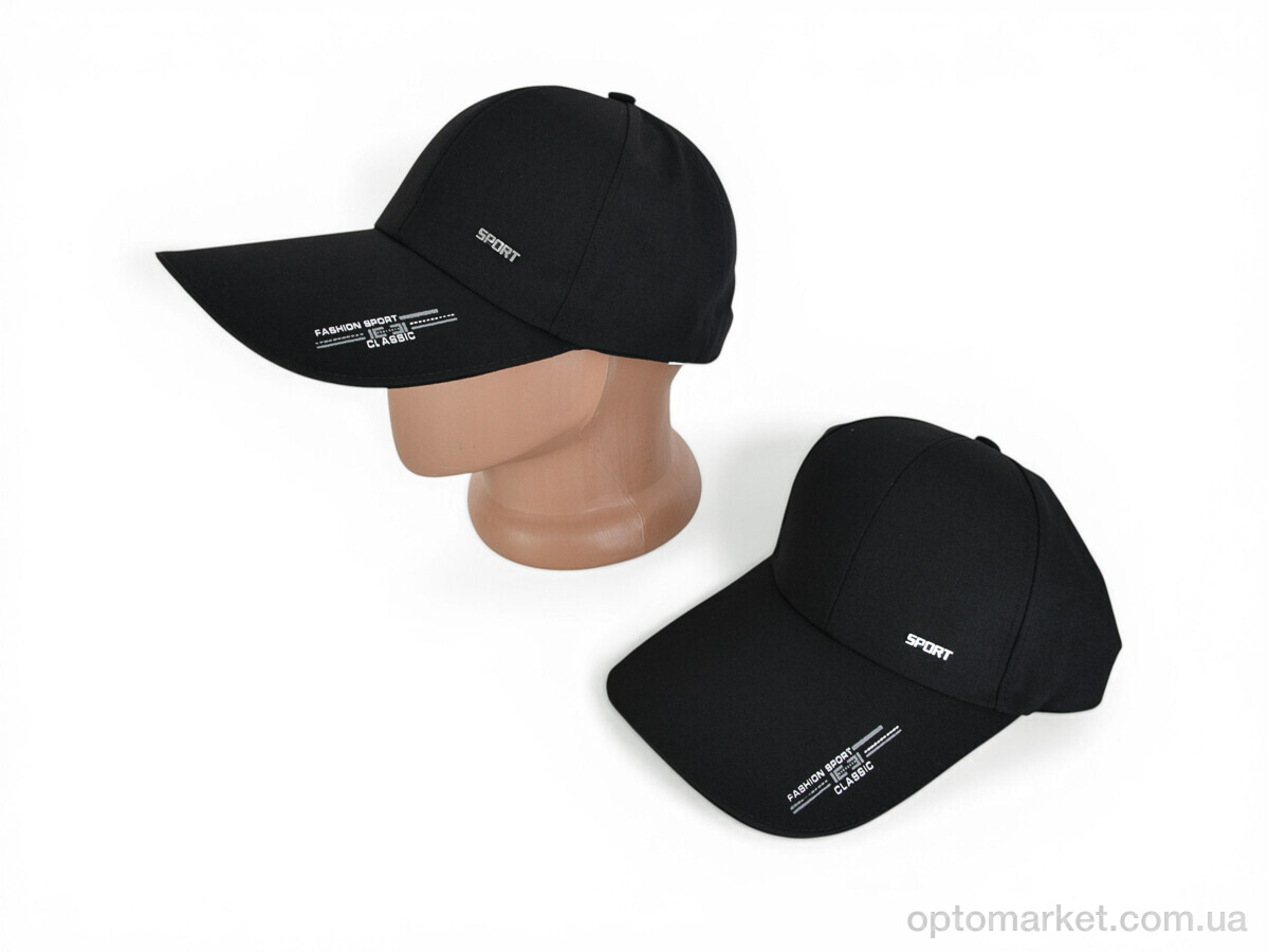 Купить Кепка чоловічі D1 black CAP чорний, фото 1