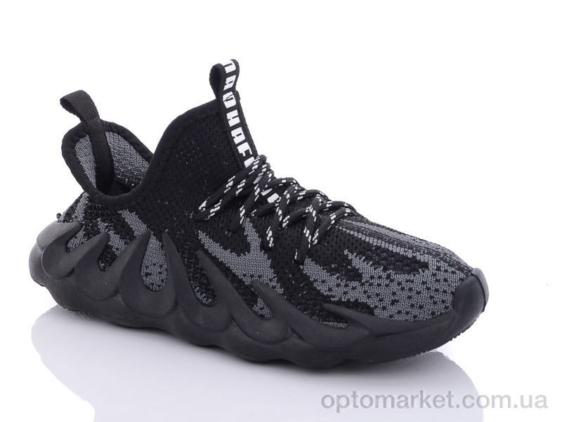 Купить Кросівки дитячі D10-1 AISIDA чорний, фото 1