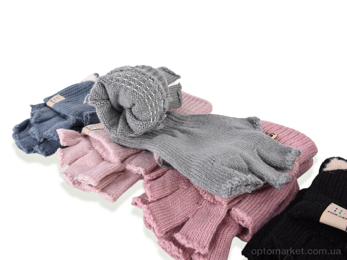 Купить Рукавиці жіночі D10 mix Shuyan мікс, фото 2