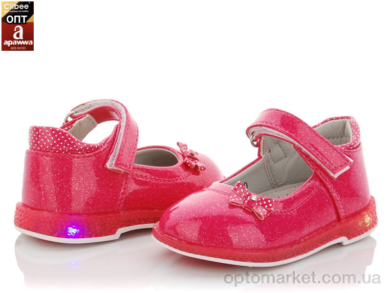 Купить Туфлі дитячі D10 pink LED Clibee рожевий, фото 1