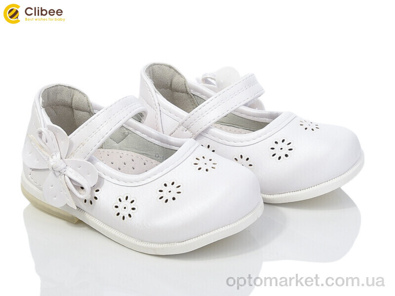 Купить Туфлі дитячі D101 white Clibee білий, фото 1