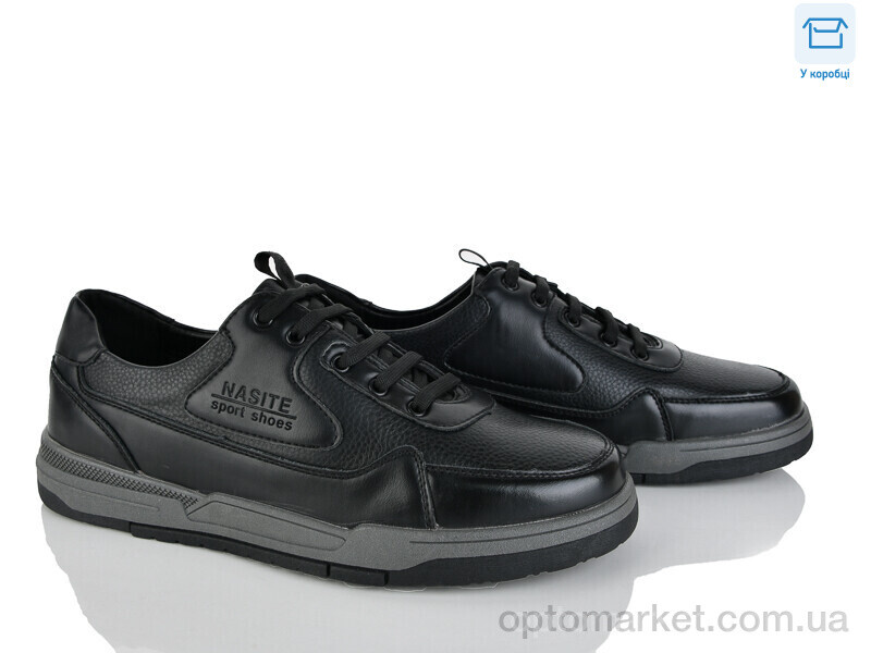 Купить Кросівки чоловічі D110-1C Nasite чорний, фото 1