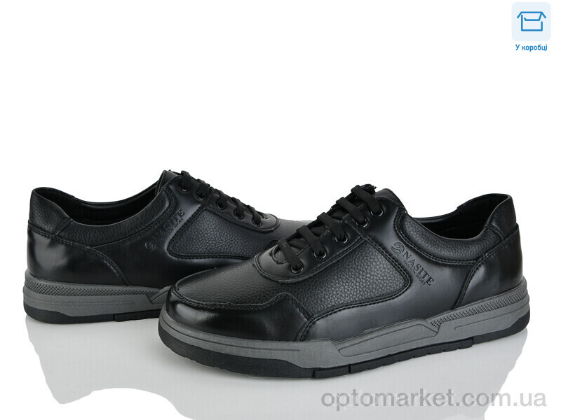 Купить Кросівки чоловічі D110-2C Nasite чорний, фото 1