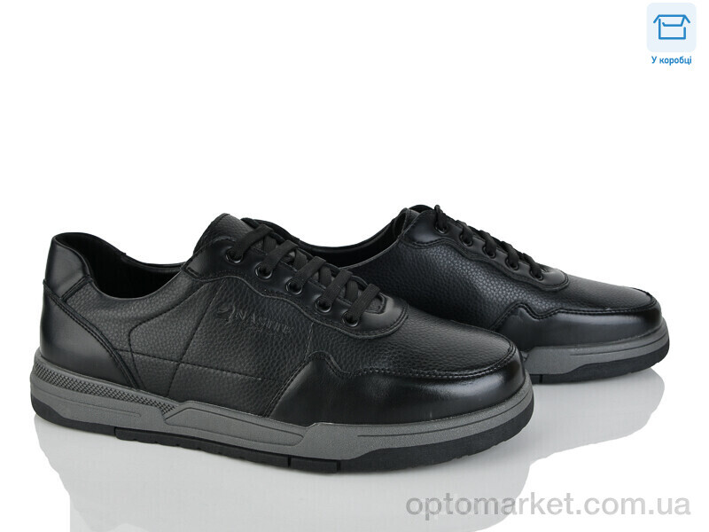 Купить Кросівки чоловічі D110-6C Nasite чорний, фото 1