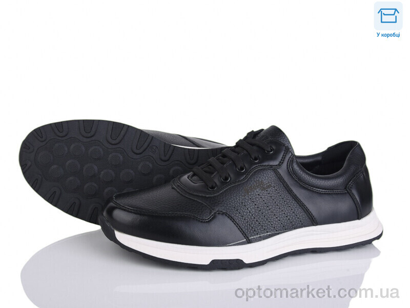 Купить Кросівки чоловічі D112-1C Nasite чорний, фото 1