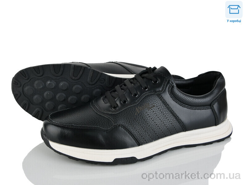 Купить Кросівки чоловічі D112-1C Nasite чорний, фото 1