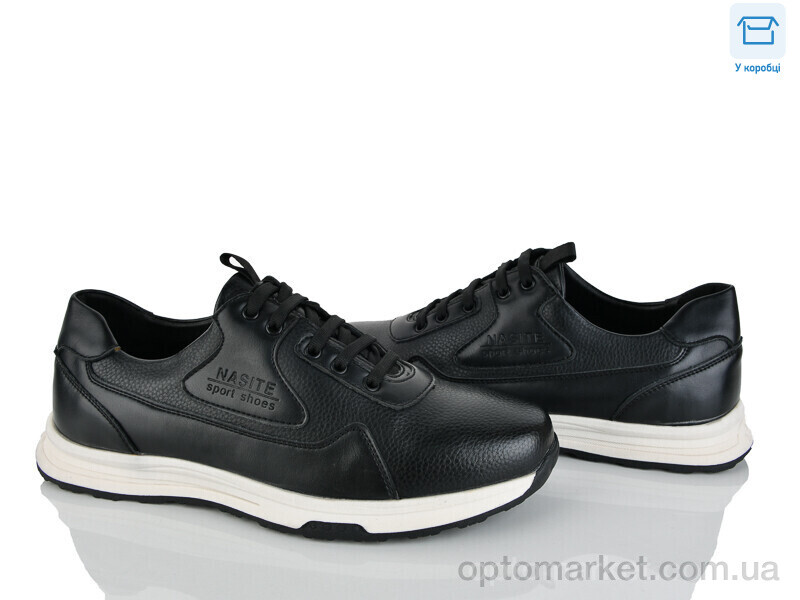 Купить Кросівки чоловічі D112-2C Nasite чорний, фото 1