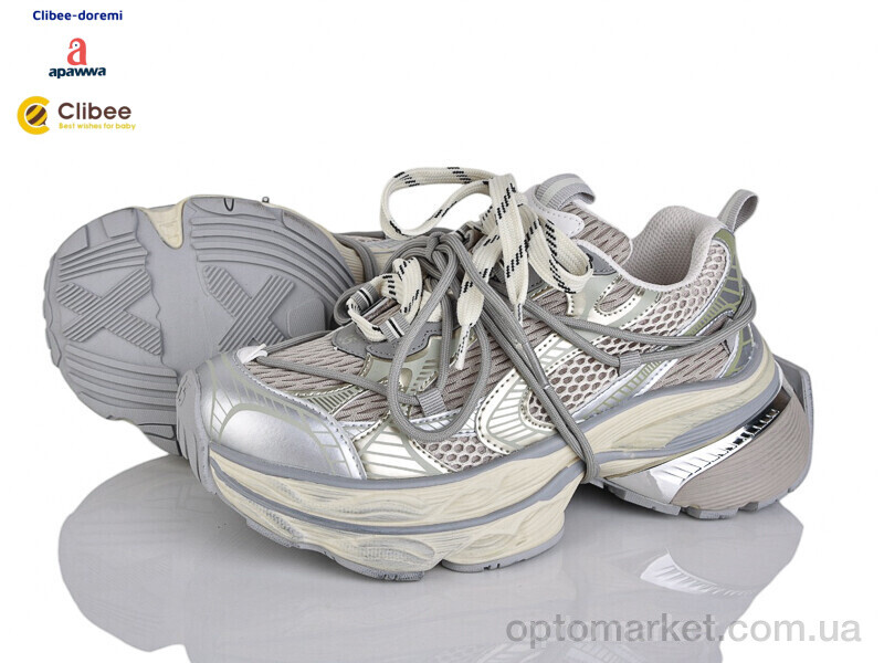 Купить Кросівки жіночі D1325-1 beige Apawwa бежевий, фото 1