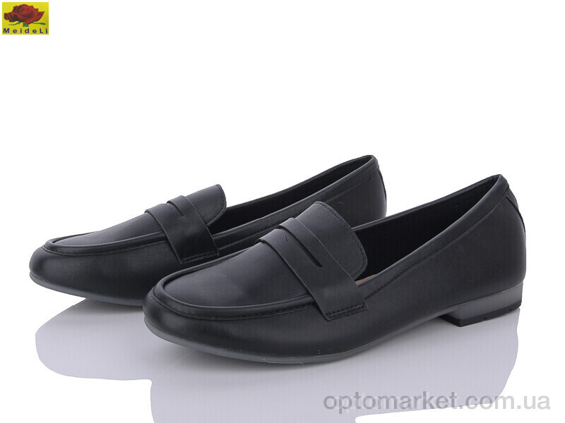 Купить Туфлі жіночі D165-10 Mei De Li чорний, фото 1