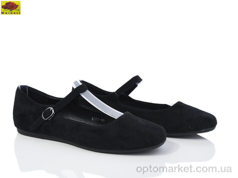 Купить Туфлі жіночі D165-20 Mei De Li чорний, фото 1