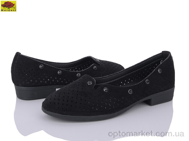Купить Туфлі жіночі D165-5 Mei De Li чорний, фото 1