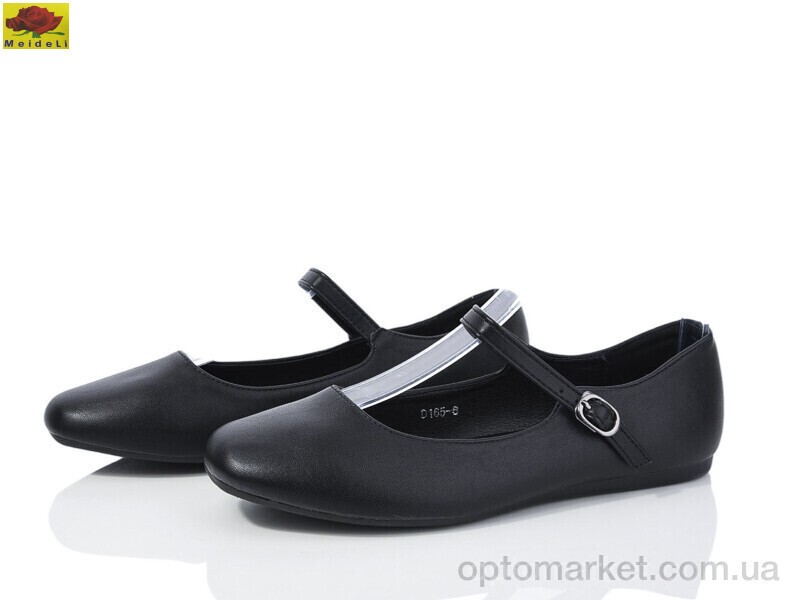 Купить Туфлі жіночі D165-6 Mei De Li чорний, фото 1