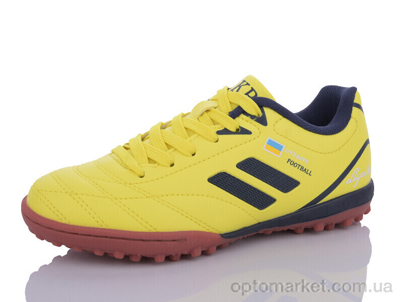 Купить Футбольне взуття дитячі D1924-28S Demax жовтий, фото 1