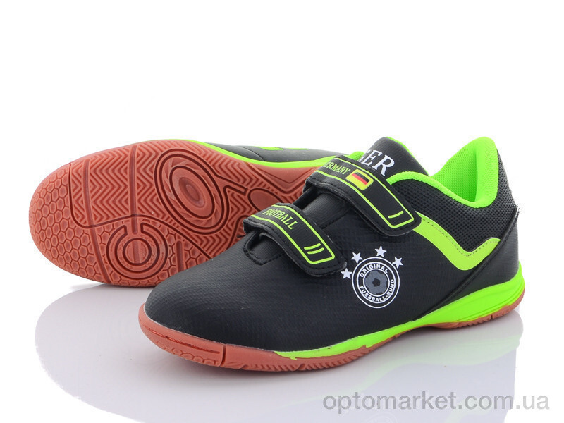Купить Футбольне взуття дитячі D1925-1Z Veer-Demax чорний, фото 1