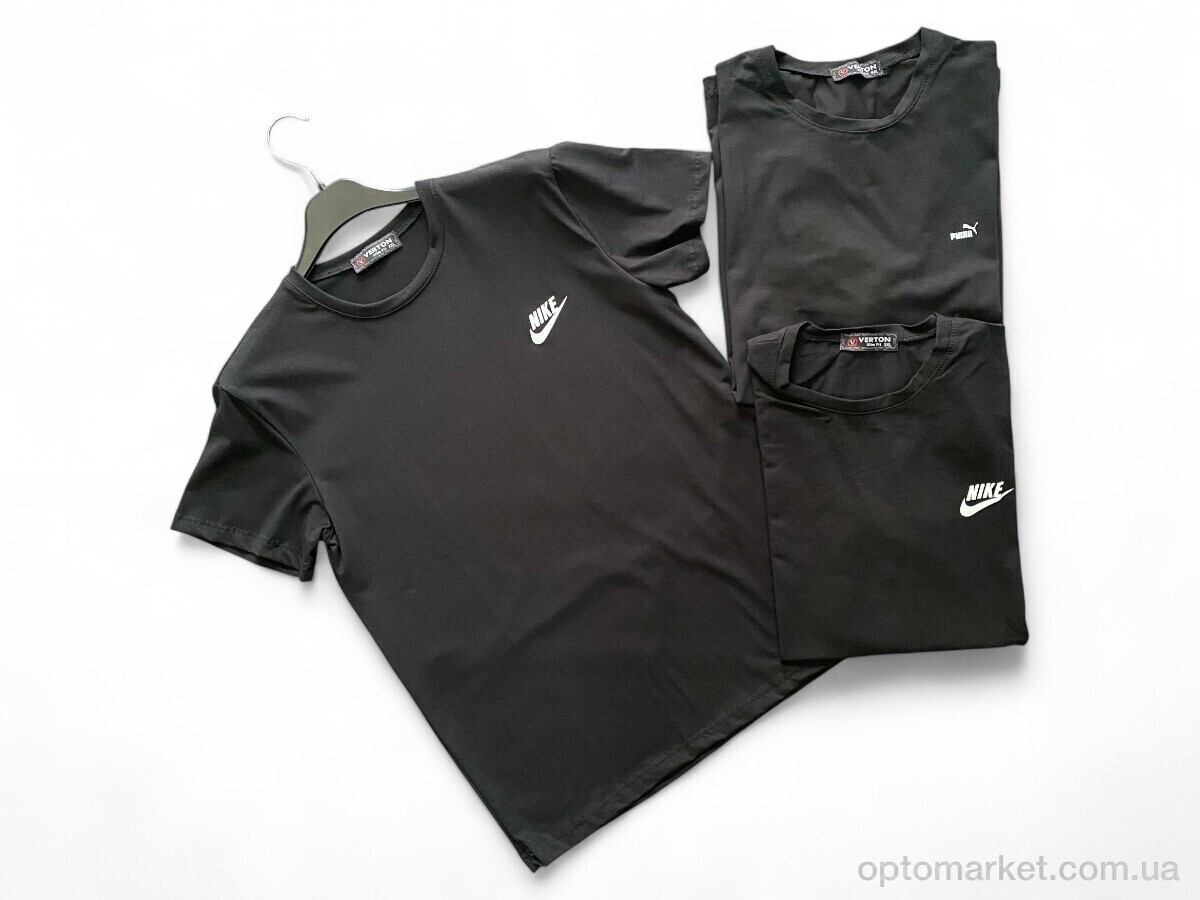 Купить Футболка чоловічі D2 black mix Verton чорний, фото 2