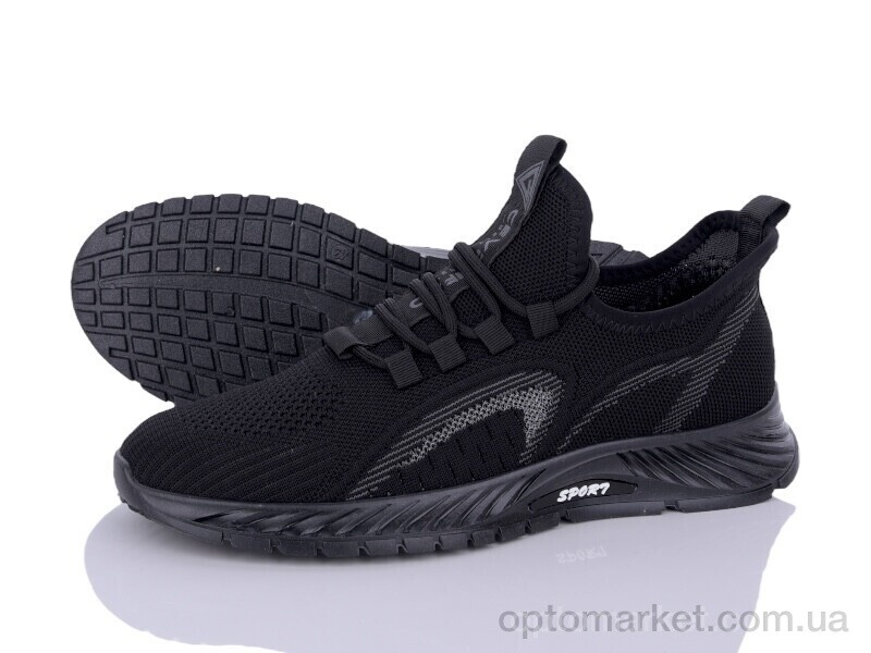 Купить Кросівки чоловічі D208 Ok Shoes чорний, фото 1