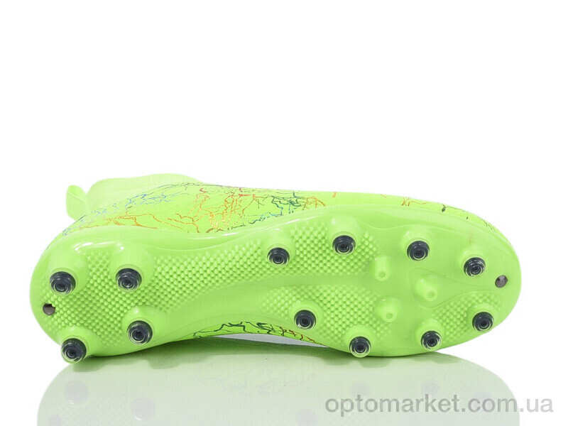Купить Футбольне взуття дитячі D2324-7H Demax зелений, фото 2