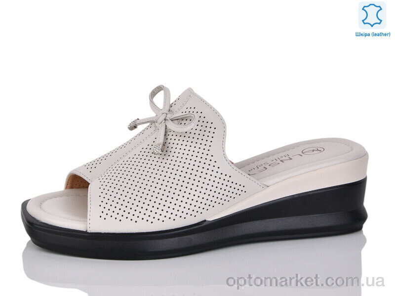 Купить Шльопанці жіночі D2363-2 LNSFY бежевий, фото 1