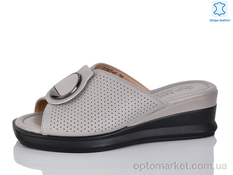 Купить Шльопанці жіночі D2367-6 LNSFY сірий, фото 1