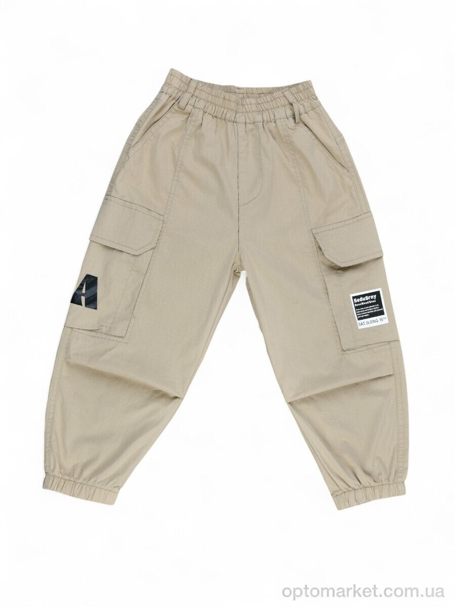 Купить Брюки дитячі D2519 beige Kelaxiong бежевий, фото 1