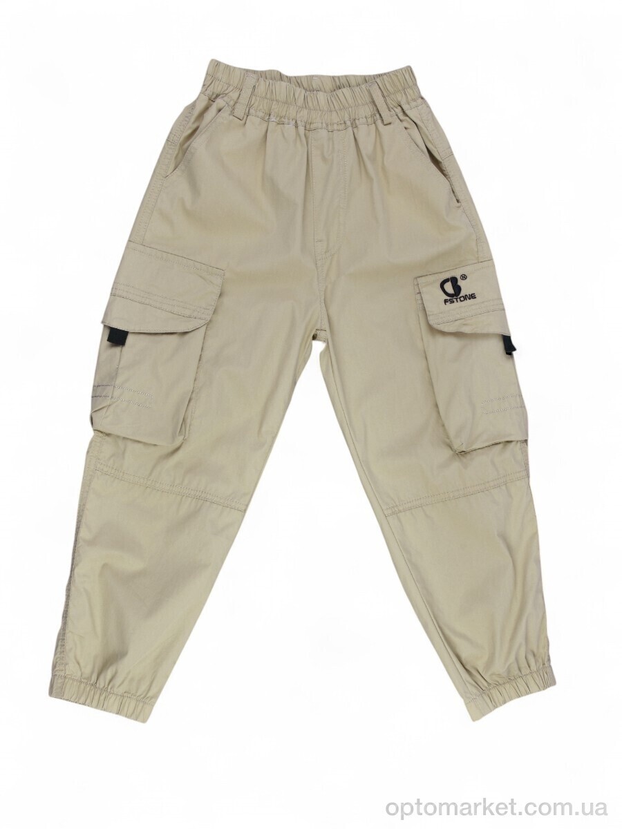 Купить Брюки дитячі D2559 beige Kelaxiong бежевий, фото 1