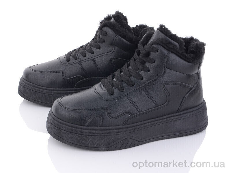 Купить Черевики жіночі D28-1 Ok Shoes чорний, фото 1