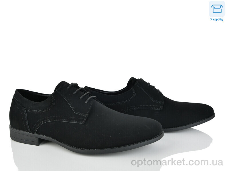 Купить Туфлі чоловічі D298-12A Nasite чорний, фото 1