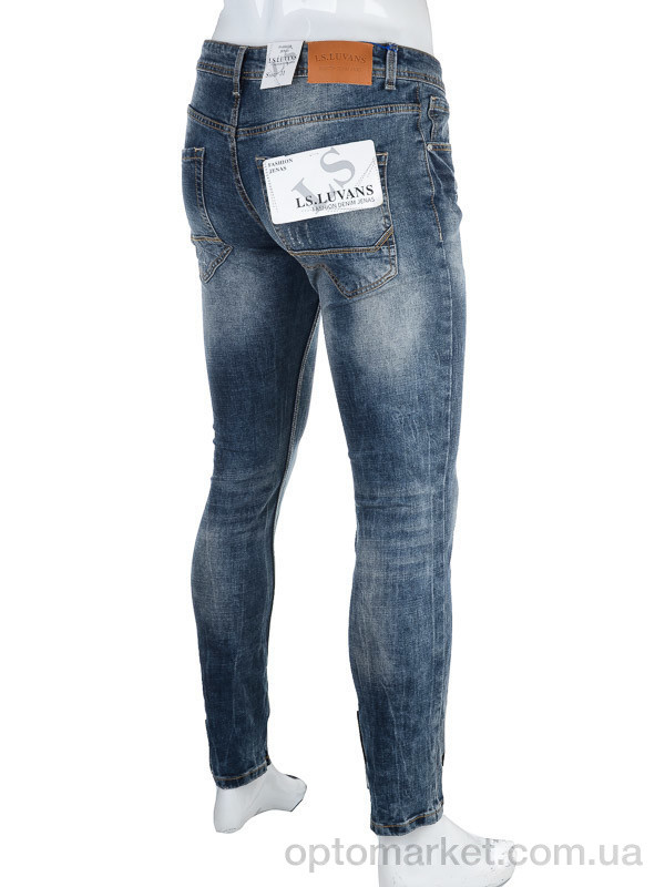 Купить Джинси чоловічі D3002X navy L.S.Livans синій, фото 2