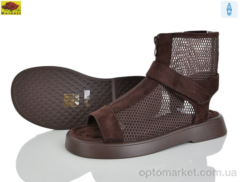 Купить Босоніжки жіночі D3198-5 Mei De Li коричневий, фото 1