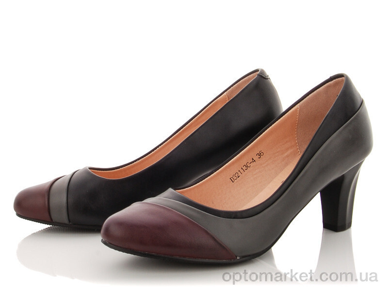 Купить Туфлі жіночі D32113C-4 Leinuo бордовий, фото 1